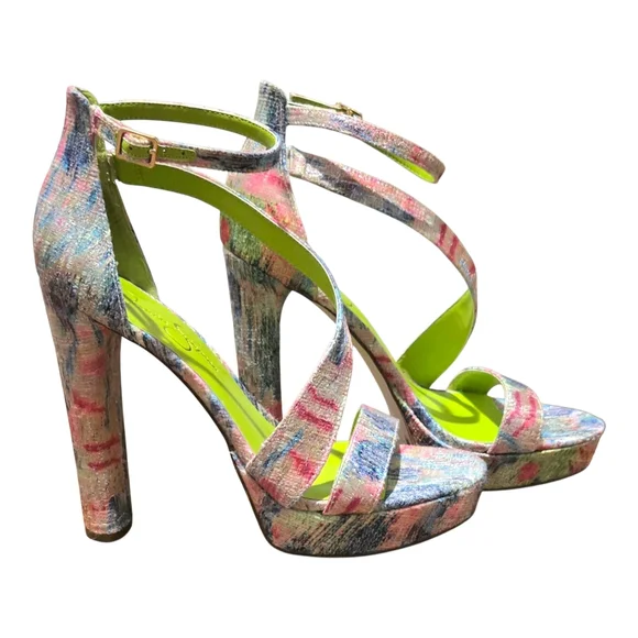 Jessica Simpson Women's Iley Strappy Platform High Heel Sandals - Picture 3 of 6